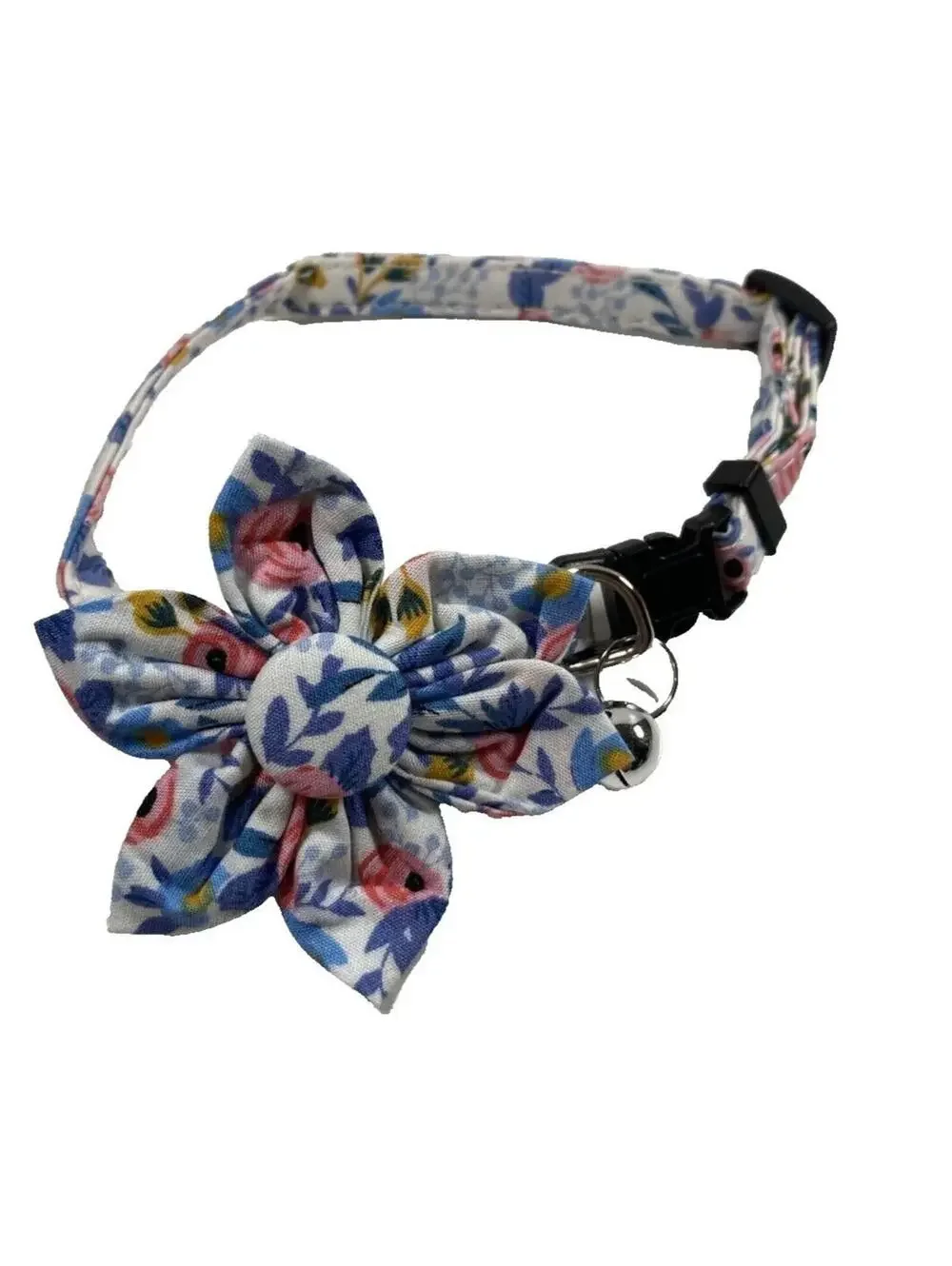 Dog Collar New Adjustable With Flower